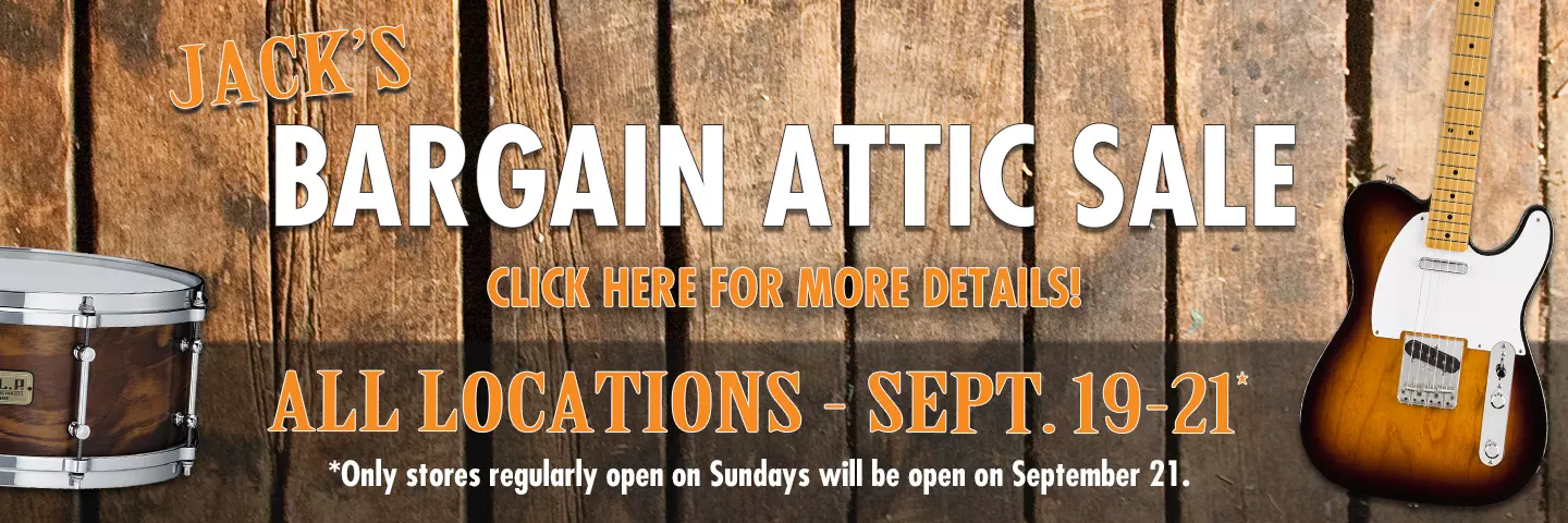 Jack's Bargain Attic Sale is BACK!
